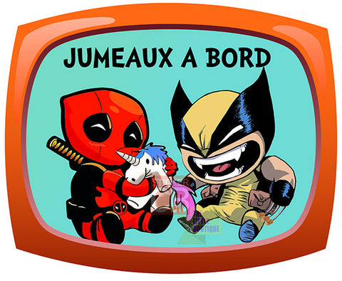 Tribute to Jumeaux à bord ! (fanart)