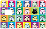 Stormtrooper by Andy Wharol - sticker pour carte bancaire, 2 formats de carte bancaire disponibles