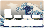 Die große Welle vor Kanagawa von Hokusai - Kreditkartenaufkleber, 2 Kreditkartengrößen erhältlich