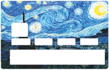 Die Sternennacht von Van Gogh - Kreditkartenaufkleber, 2 Kreditkartengrößen erhältlich