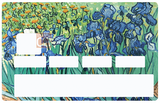 Van Goghs Schwertlilien - Kreditkartenaufkleber, 2 Kreditkartenformate verfügbar