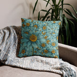 Coussin, Yellow Flowers