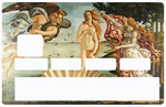 Botticelli, La naissance de Venus - sticker pour carte bancaire, 2 formats de carte bancaire disponibles