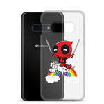 Samsung®-Hülle – Hommage an Baby Deadpool im Angriff! (Fan Art)