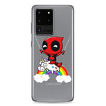 Samsung®-Hülle – Hommage an Baby Deadpool im Angriff! (Fan Art)