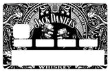 I love Jack Daniels- sticker pour carte bancaire