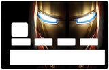 Tribute to Iron Man - Kreditkartenaufkleber, 2 Kreditkartengrößen erhältlich