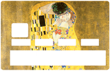 Le baiser de Gustav Klimt - sticker pour carte bancaire, 2 formats de carte bancaire disponibles
