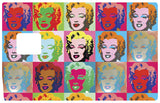 Marilyn Monroe by Andy Warhol - sticker pour carte bancaire, 2 formats de carte bancaire disponibles