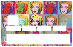 Marilyn Monroe von Andy Warhol - Kreditkartenaufkleber, 2 Kreditkartengrößen erhältlich
