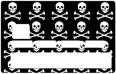 Pirat - Bankkartenaufkleber