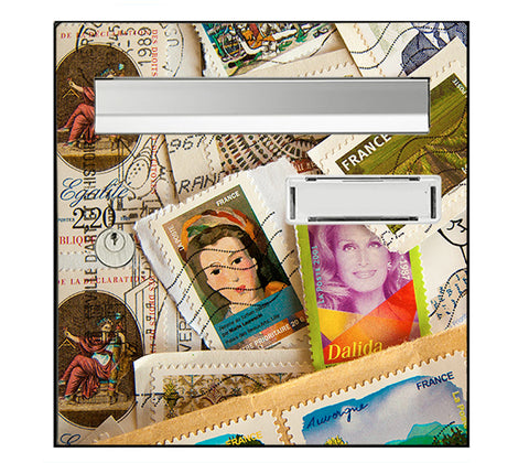 Aufkleber für Briefkasten, Briefmarken